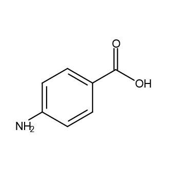 对氨基苯甲酸，4-Aminobenzoic acid [150-13-0]